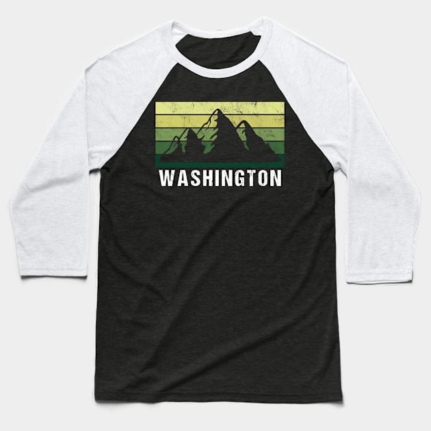 Washington Gift Baseball T-Shirt by JKFDesigns